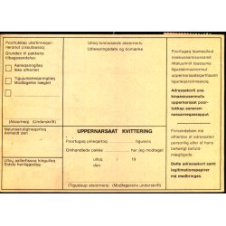 Godsregistreret - V 143  - Fra Grnland - Til Greve Strand