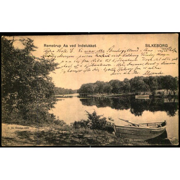 Silkeborg - Remstrup Aa ved Indelukket - C. St. 1562 - Brugt