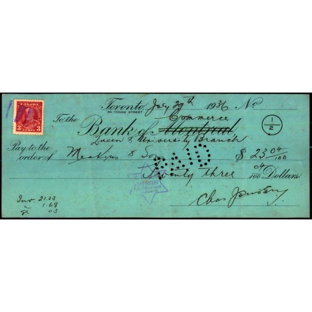 The Canadian Bank of Commerce 1936