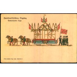 Haandvrkerfestens Vogntog - Tmererlavets Vogn - A. Jacobsen u/n - Ubrugt 