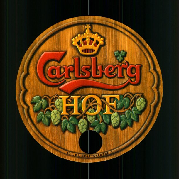 ltndeetikket - Carlsberg Diameter  18,5 cm. 