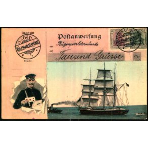 Sejlskib - Tausend Grsse - A. Mewes u/n - Brugt