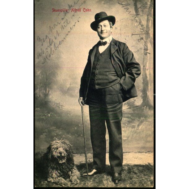 Skuespiller Alfred Cohn - Sk. B. og Kf. 2461 - Brugt