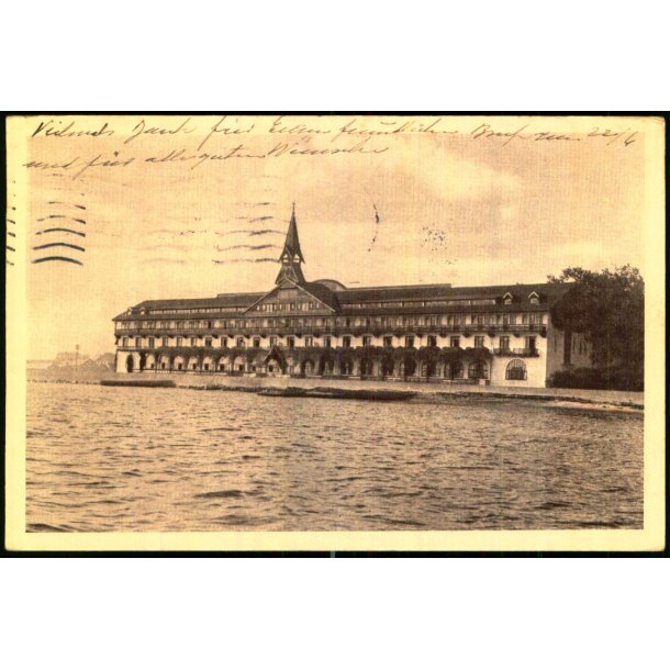 Marienlyst - Hotellet set fra Kattegat - u/n - Brugt