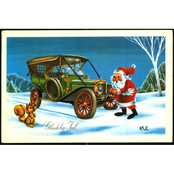 K.V. Larsen - Gldelig Jul - Rudolf Olsen u/n - Ubrugt