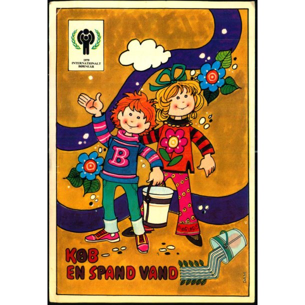 Dam - Kb en spand vand - u/n - Brugt