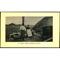 En gammel br�nd i Nordby paa Fan� - Billede fra Folder - u/n - Ubrugt