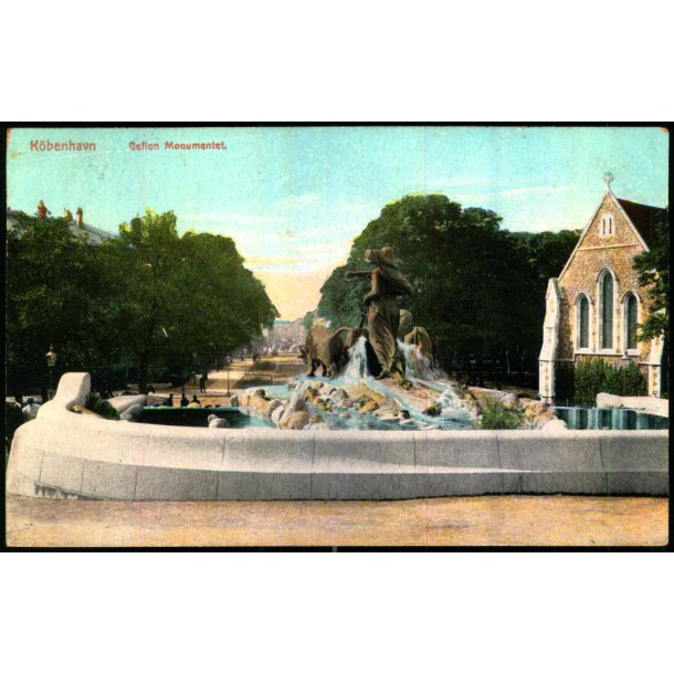 Kbenhavn - Gefion Monumentet - u/n - Brugt