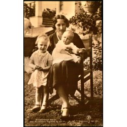 Kronprinsesse Martha med Prinsesserne Ragnhild og Astrid - Eberh. 63 - Ubrugt
