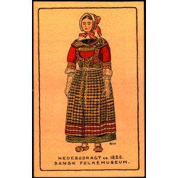 BW - Hedebodragt ca. 1820 - Dansk Folkemuseum - Alfred Jacobsen 32 - Ubrugt