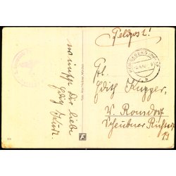 Tysk Feldpostkort - Kningsberg   5 - 4- 42 - 