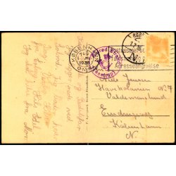 SOLRD STRAND (Taastrup)  Posthornsstempel p Kort