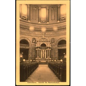 K�benhavn - Det indre af Marmorkirken - Dansk Fotografisk Forlag 18
