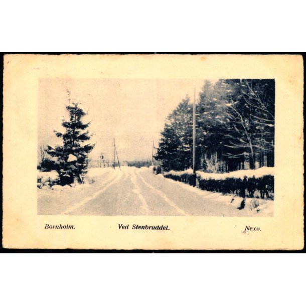 Bornholm - Ved Stenbruddet - Nex - V.E. Jensen Nex ny Bogh. 75 - Brugt