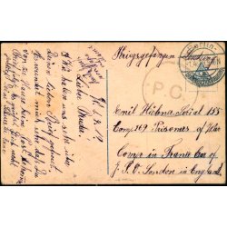 Krigs Gefangenensendung  - England - Berlin 1 - 4 - 19 - Brugt