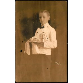 Fotokort Ukendt - Tjener - Ubrugt