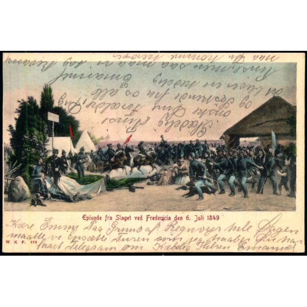 Episode fra Slaget ved Fredericia 6.Juli 1849 - W.K.F. 578 - Brugt