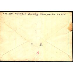 Feldpostbrev - Feldpoststempel  14 - 4 - 42 - Til Fredericia - Censur