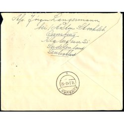 Luftpost - Censurbrev fra Tyskland  18 - 3 - 43 - Til Aarhus