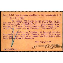 H.Hennings &amp; Hartving - Kbh. - u/n - Brugt