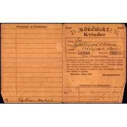 Kbekort - Kvinder med Ptegninger - 2 Verdenskrig