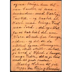 V.Hancke - Dobbeltkort u/n - Brugt