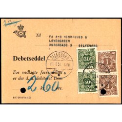 Efterporto - Debetseddel 31 - 1 58 -  2,60 kr 