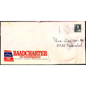 Perfin - Kbenhavns Kommune p Brev - Baadcharter - Julianehb - Grnland - Stemplet
