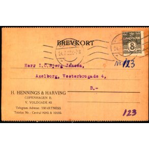 H.Hennings & Hartving - Kbh. - u/n - Brugt