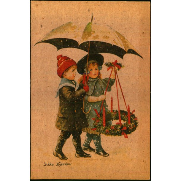 Jenny Nystrm - Foldet kort - u/n