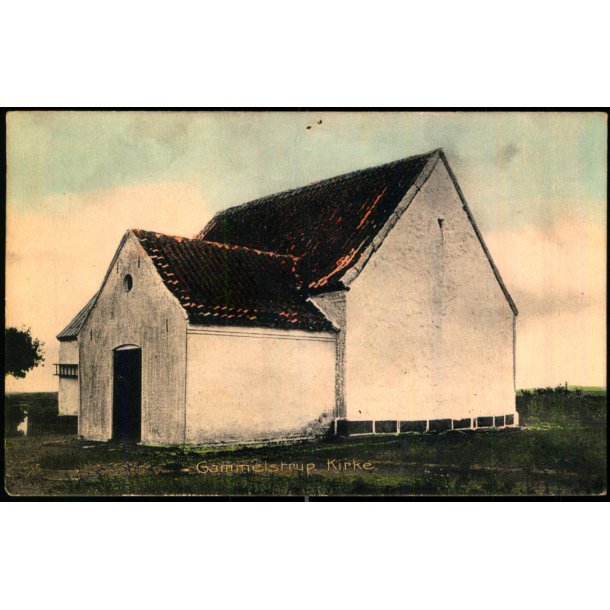Gammelstrup Kirke - Stender 6942 - Ubrugt - N�lehul !