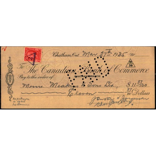 The Canadian Bank of Commerce 1935