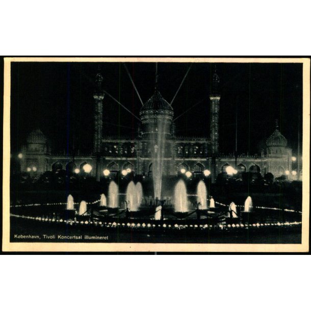 Kbenhavn - Tivoli Koncertsal Illumineret - Thejls 1535 - Ubrugt