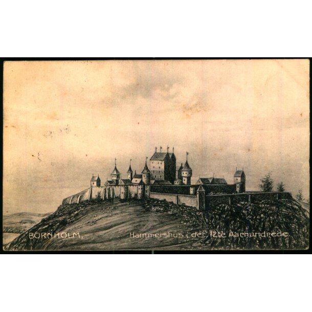 Bornholm - Hammershus i det 12 te Aarhundrede - Frits Srensen 95 - Brugt