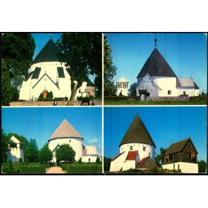 Bornholm - Sct. Ols - Nyker - Nylars - sterlars Rundkirke - W. Dams Bogh. 6111