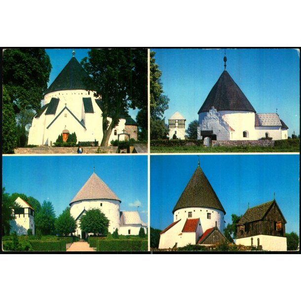 Bornholm - Sct. Ols - Nyker - Nylars - sterlars Rundkirke - W. Dams Bogh. 6111