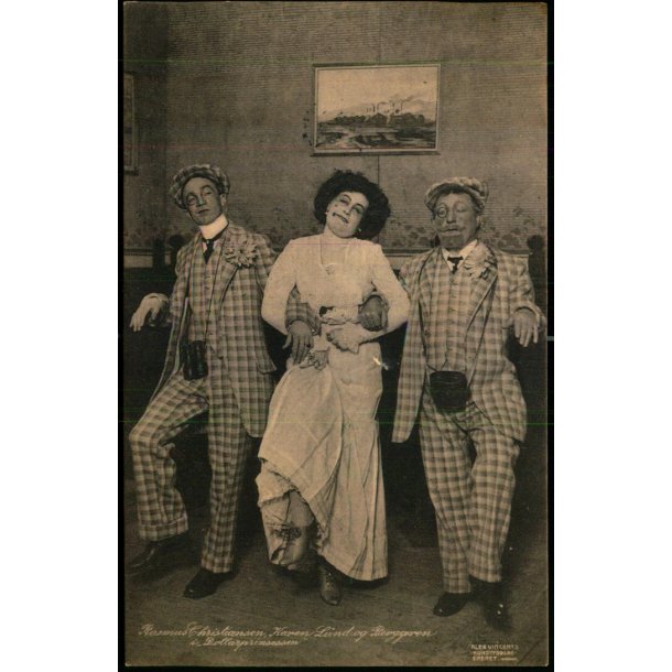 Rasmus Christiansen - Karen Lund og Berggren i Dollarprinsessen - Alex Vincent 1899 - Brugt