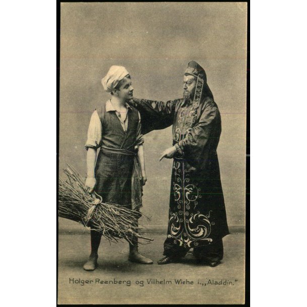 Holger Reenberg og Vilhelm Wiehe I Aladdin - P.H. 5077 - Ubrugt