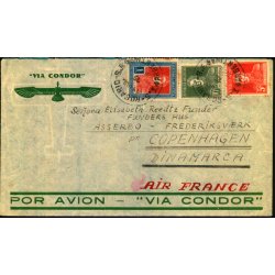 Luftpost Brev fra Argentina til Danmark - 11 - 7 - 1935