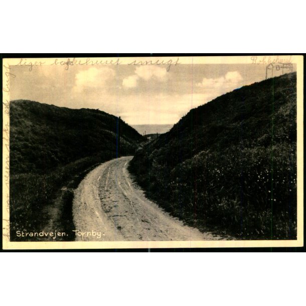 Strandvejen - Tornby - Hirtshals Bogh. 65914 - Ubrugt