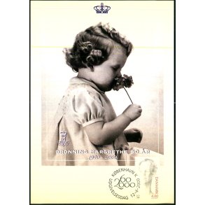 Prinsesse Margrethe - 60 r. - u/n - 13x19 cm.  - Brugt