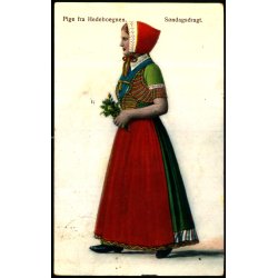 Pige fra Hedebo Egnen - Sndagsdragt - L.B. 25 - Brugt