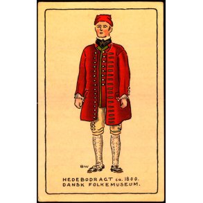 BW - Hedebodragt ca. 1800 - Dansk Folkemuseum - Alfred Jocobsen 59 - Ubrugt