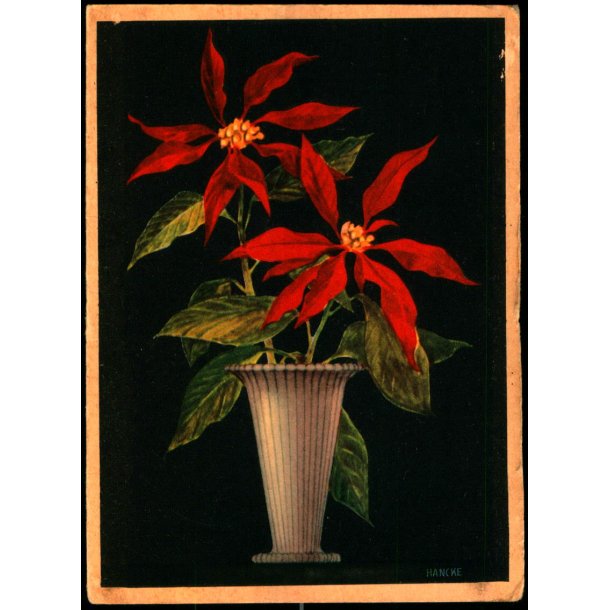 V.Hancke - Dobbeltkort u/n - Brugt