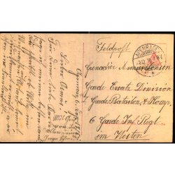 Feldtpost - Fra Apenrade  7 - 12 - 16 - Til Garde Inf. Regt.  - Forside : Henny Porten