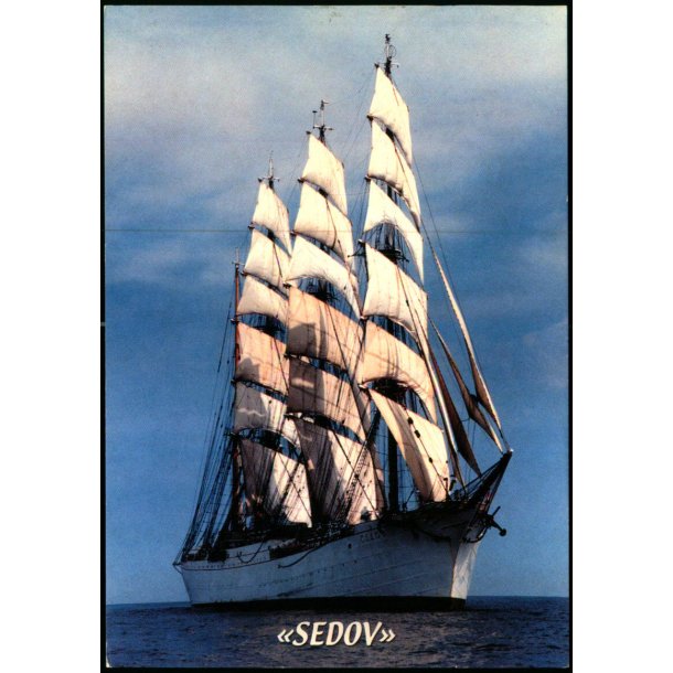 "Sedov" - Russisk 4. Masters bark - u/n - Brugt