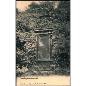 Sandflugtmonumentet - Albert Jensens Bogh. 1736 - Ubrugt