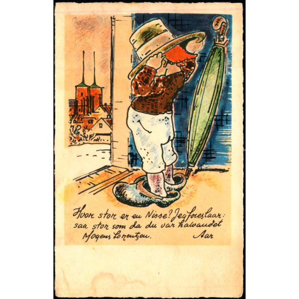  Mogens Lorentzen - Hvor stor er en Nisse ? - K. Witt-Mller Serie 1972 - Ubrugt