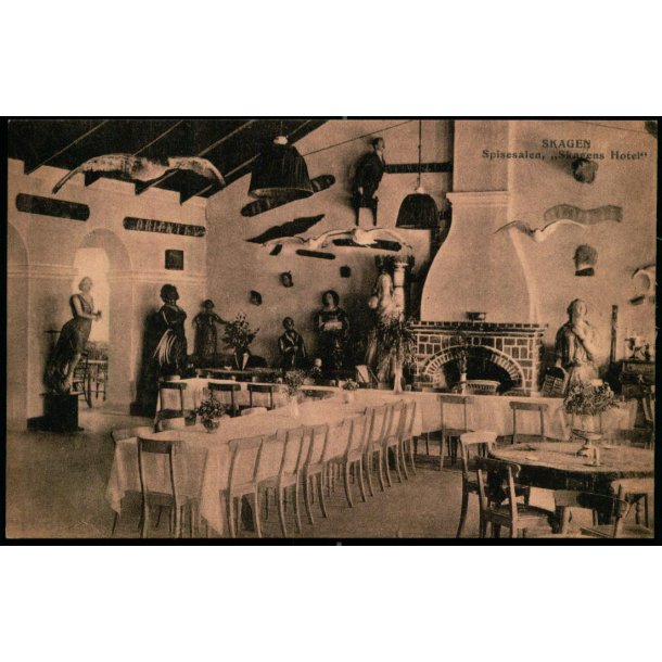 Skagen - Spisesalen - "Skagens Hotel" - Lauris Schjeldes Bogh. 28279 - Ubrugt