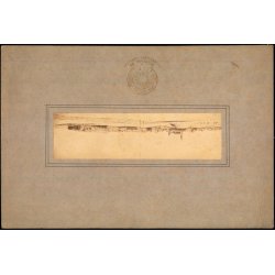 Varde - Fotografi 14�x4 cm opsat p� pap 23�x16 cm - Budtz M�ller og Co